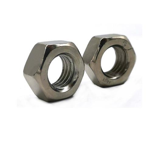 Long Life 4 / 8 Gread Carbon Steel Hex Screw Nut Customized Chrome Plated