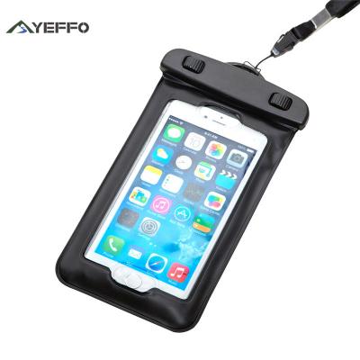 7 sac sec de flottement imperméable de téléphone portable de PVC d'identification de contact de cas de téléphone