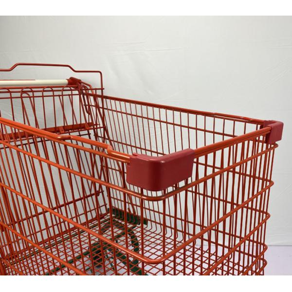 210L немецкий тип тележка вагонетки покупок склада красная и зеленая с колесами PU 5 дюймов