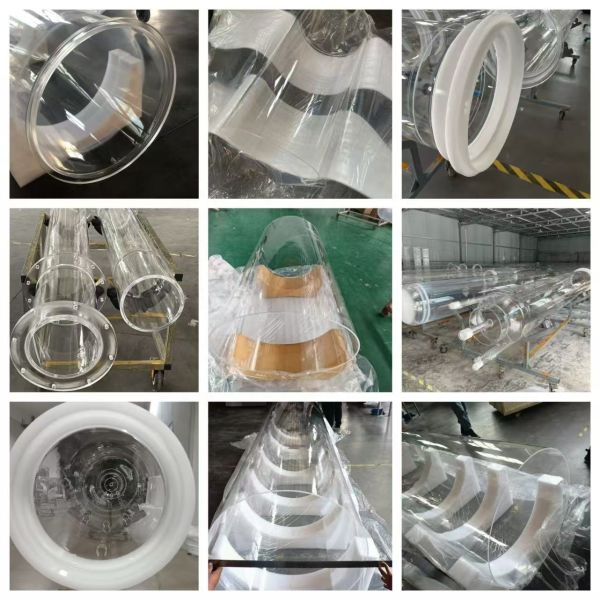 High-temperature resistant and corrosion-resistant transparent quartz glass tube