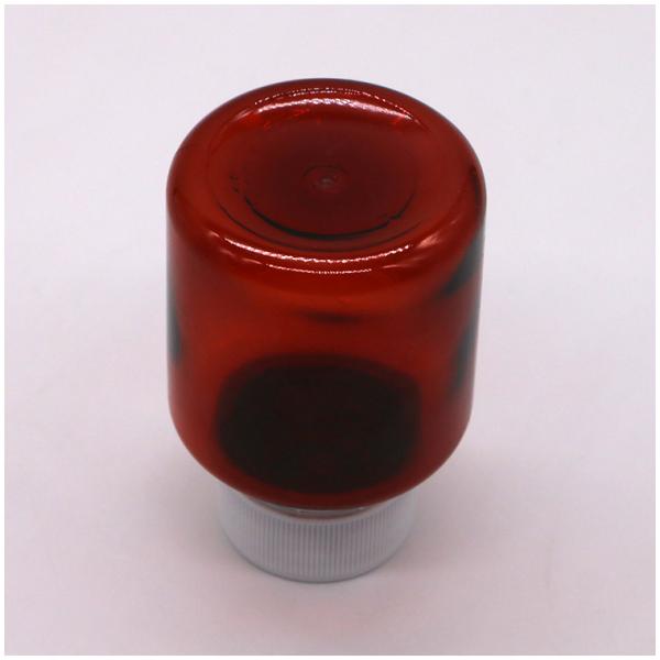 70 мл ПЭТ янтарный кленовый сироп от кашля бутылка с пероральной жидкостью с предохранительной крышкой и тепловой печатью