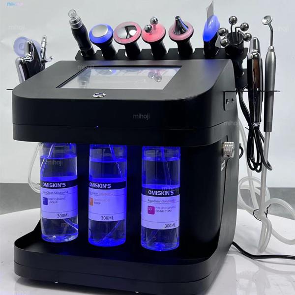 10 in 1 Facial Care Oxygen Jet Peel Firming Dermabrasion Machine Hydra Facial Bubble Skin Beauty Machine