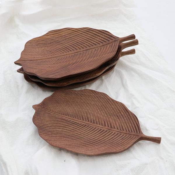 Non Irritation Wooden Dinnerware Set Small Wooden Platter