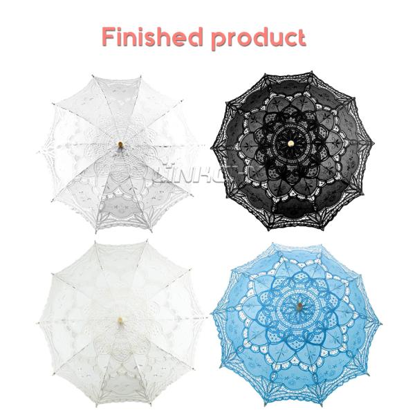 Professional personalised lace umbrella for women for promotional wedding party supplies