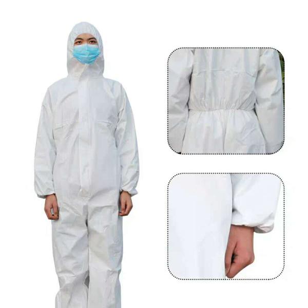 Waterproof 41gsm ASAR SMS Disposable Isolation Gowns