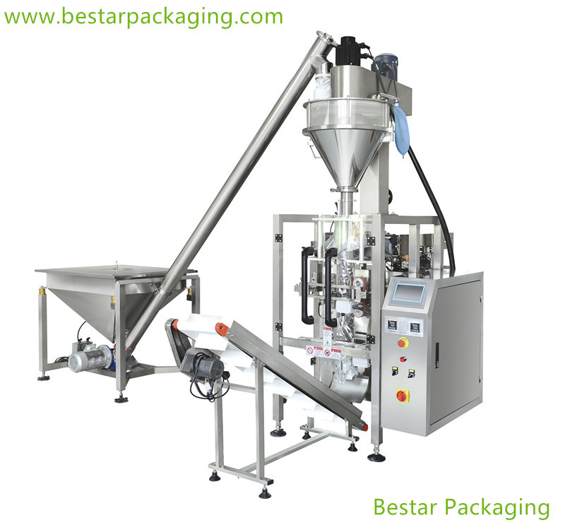 Technical advanced tile grout powder Vertical Form Fill & Seal (VFFS) Machine