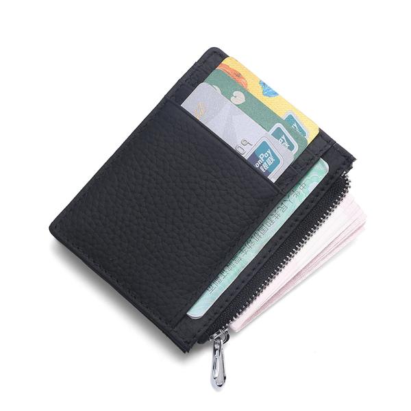 Custom Logo Accepted Newest Minimalist Front Pocket Rfid Wallet Card Holder For Men