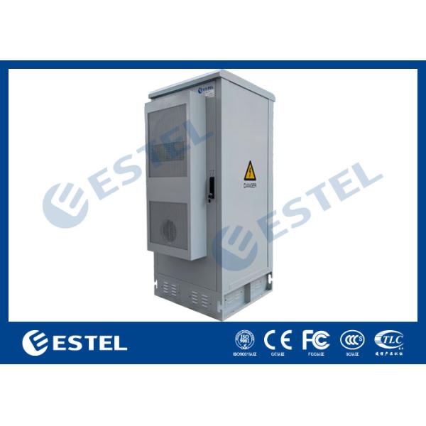 IP55 Waterproof Outdoor Telecom Cabinet Two Doors With 1500W Air Conditioner