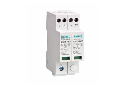 Dispositivo de protecção contra sobretensões de três fases Tipo 3 BR275-10DP 4 Pole Surge Arrester