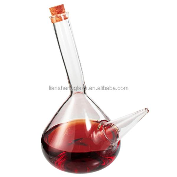 Twisty Glass Bottle For Whiskey Gin Rum XO 300ml 500ml 750ml 1000ml Clear