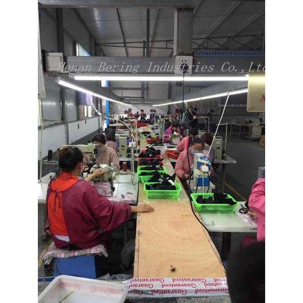 Fashion Double Face Shearing Sheepskin Leather Winter Gloves with Bowknot for Lady