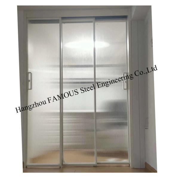120 Series Aluminum Frame Three Track 6MM+12A+6MM Glass Sliding Door