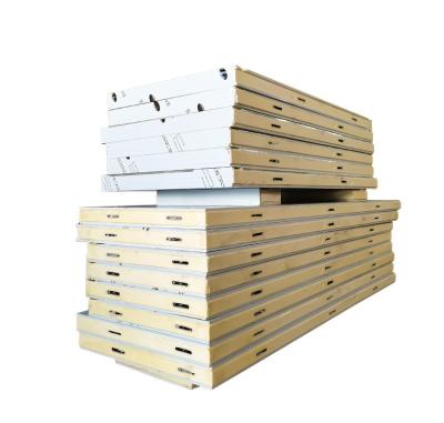 PPGI Sandwich  Insulated Polyurethane Board Panel Wall For Cold Room