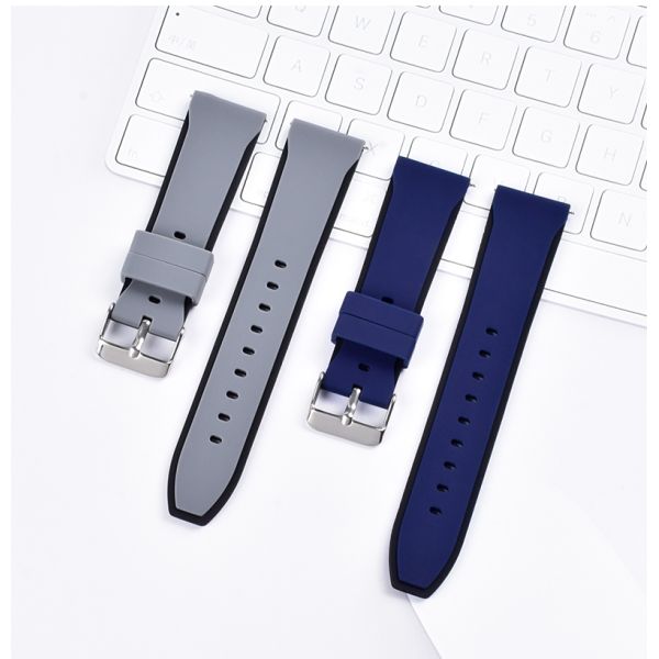Dual-Color Deployment Buckle Silicone Strap · Customizable Colors And Logo | OEM/ODM - China Wholesaler SHX