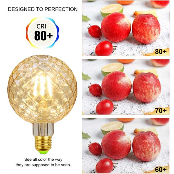 ананас электрических лампочек 2W 4W Edison декоративный шарик 2200K СИД Edison 6 ватт