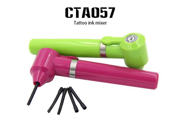 Plastice Permanent Makeup Tattoo Accessories Ink Mixer with 6 Color Availabl