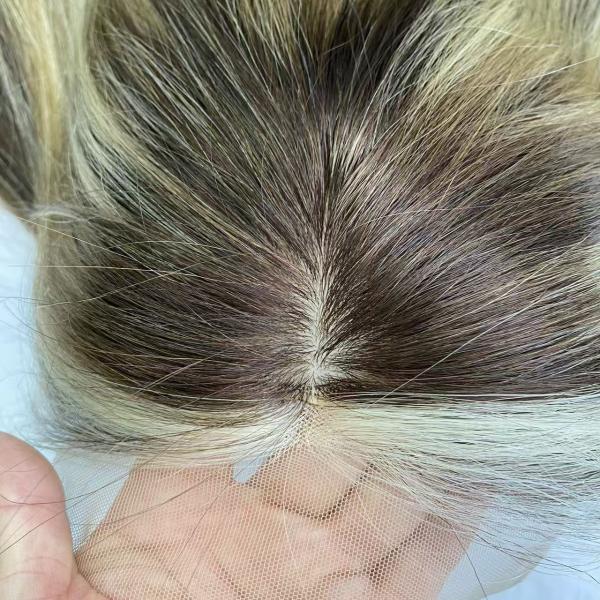 Ready to Ship Large Base 7x8 8x9 9''*9'' 9x10 Jewish Silk Base Topper Top Virgin Human Hair for Women 14-18inches Length