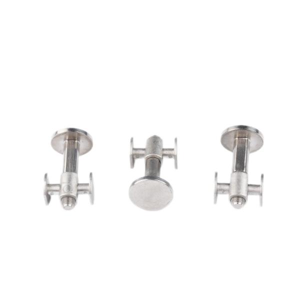 Silver Plated MIM CNC Stainless Steel Parts Fasteners Precision Machining Components