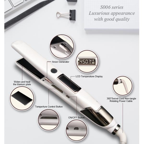 MCH Heater 230 Degree Dual Voltage Women'S Hair Straighteners travel flat iron