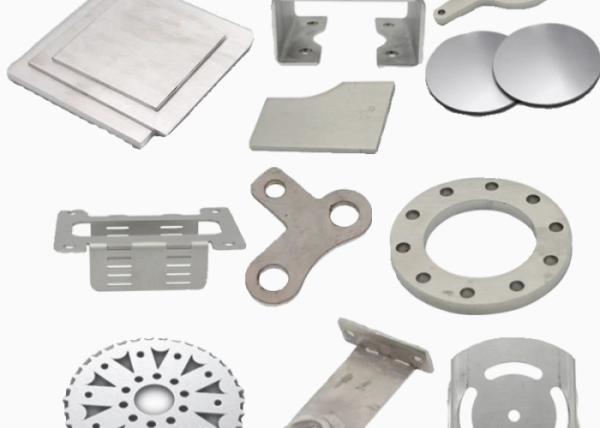 Sheet Metal CNC Bending Parts Customization With Painted Zinc Surface
