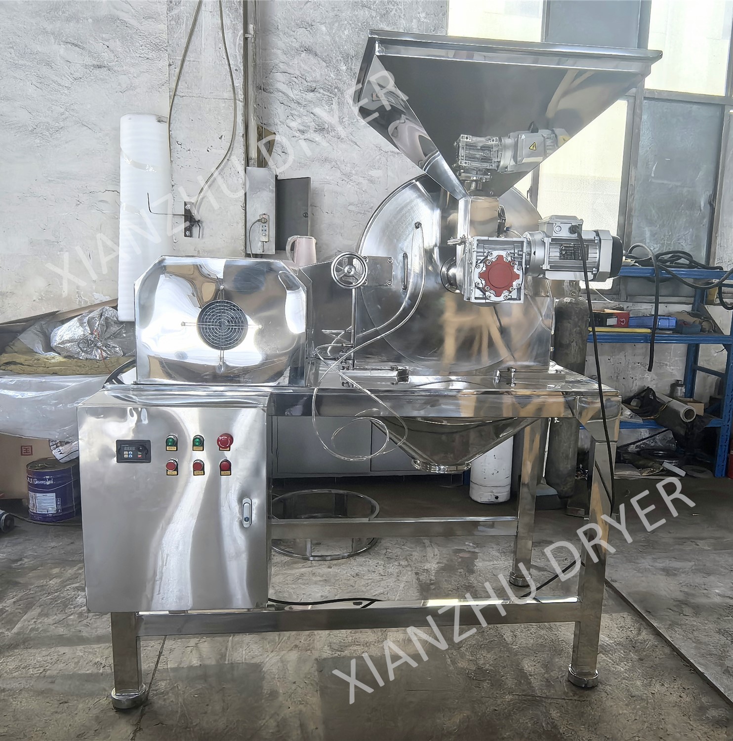 Negative Pressure Industrial Grinder Machine With Dust Collection System