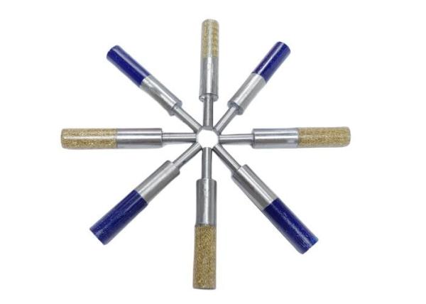 Standard Duty 12MM Encapsulated Stem Mounted End Brushes for Burr Removal