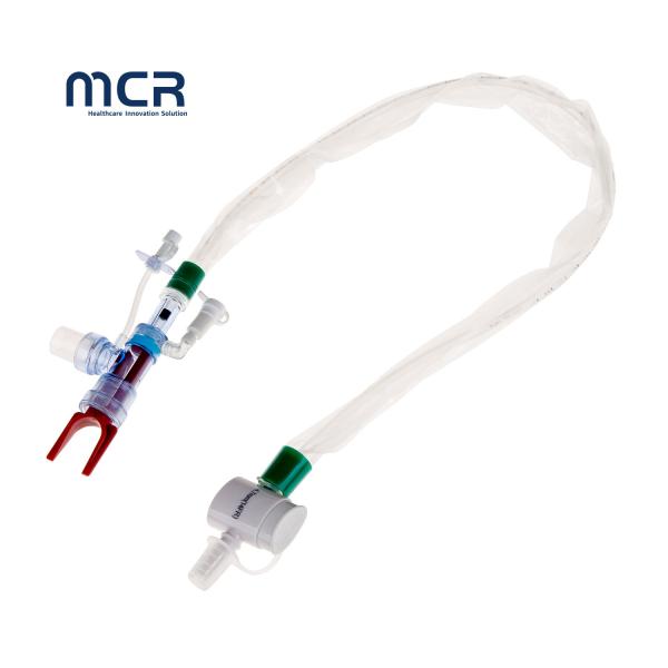 Closed Suction Catheter System MDI port turbo flushing 72H CE/ISO13485/FDA