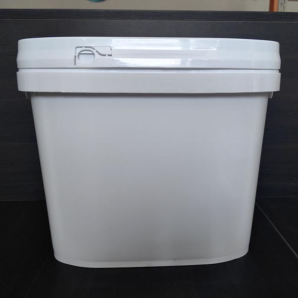 Leak Proof Snap On Lid Square Plastic Buckets For Sale For Convenient Indoor / Outdoor Storage