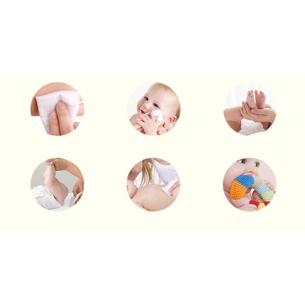 Healthy Unscented Biodegradable Fresh Baby Wet Tissue For Hand And Mouth