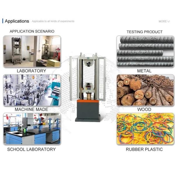 Hydraulic Tensile Testing Machine Servo Control Universal Testing Machine OEM