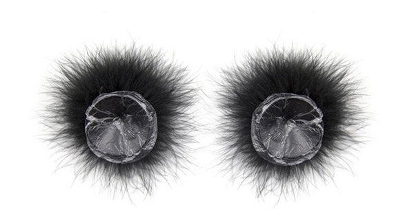 FN010 Wholesale Sexy Feather Sticker Round Invisible Silicone Breast Pasties