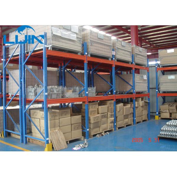 Metal Industrial Storage Rack For Warehouse Storage Solutions Powder Coated Finishing