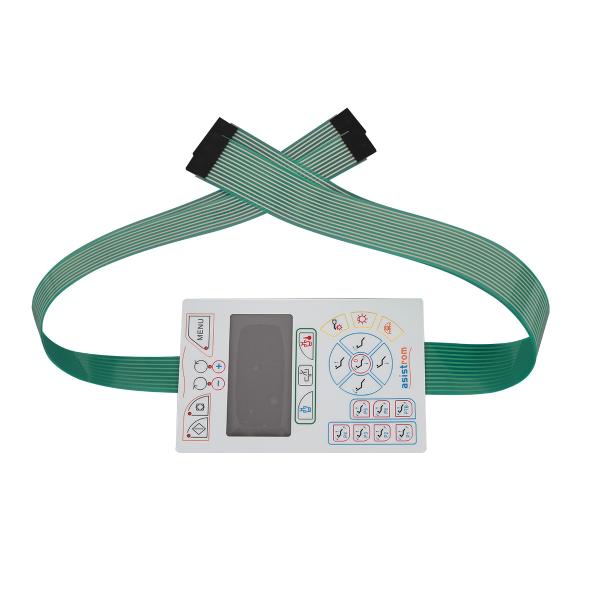 Interruptor de membrana flexible de la capa multi táctil con el pegamento de 3M467 3M468