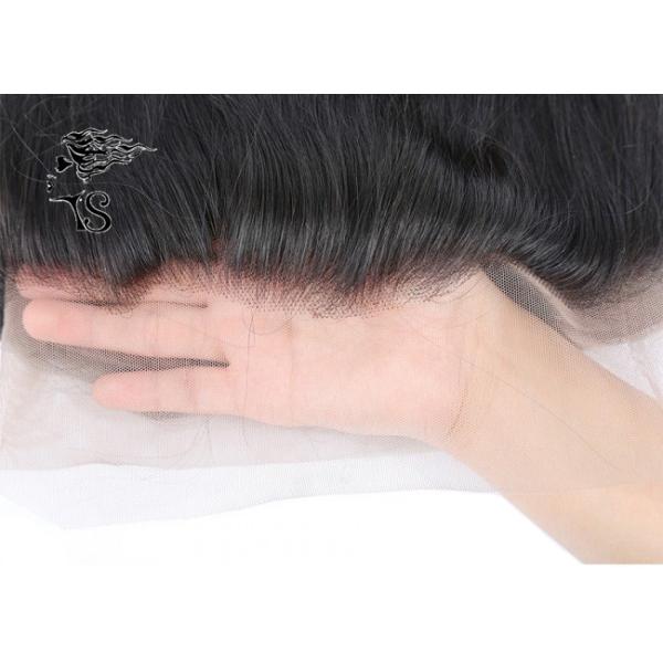 Natural 360 Lace Frontal Body Wave , 360 Lace Frontal Closure Unprocessed Human Hair