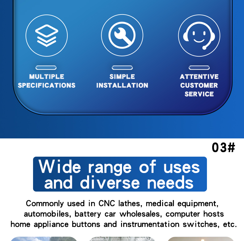 10A 16MM Stainless Steel Push Button Switch with LED Power Indicator Latching Momentary 1NO 4pin Flat/High Head IP65 for 220V