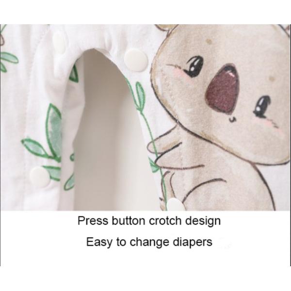 Wholesale Baby Boy Clothes Rompers Cartoon Pattern Cute Koala 100% Cotton Rompers Knit