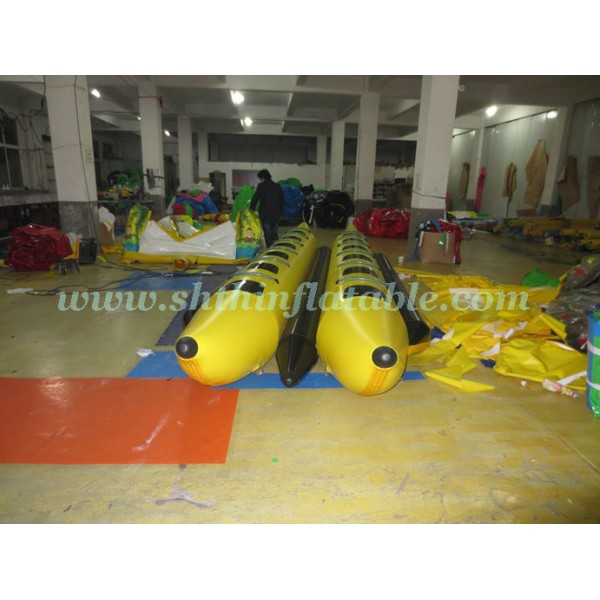 Inflatable Water Banana Boat Factory Price Durable Custom Inflatable Flying Fish Inflatable Water Games