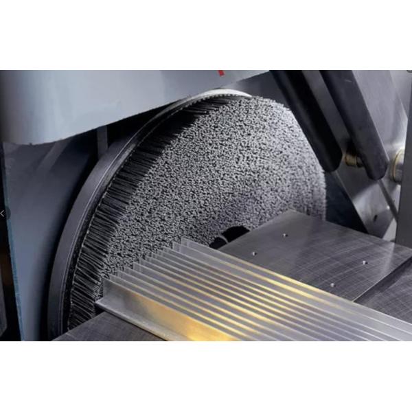 Abrasive Nylon Sanding Wheel Disc Brush For Industrial Aluminum Profile Polishing