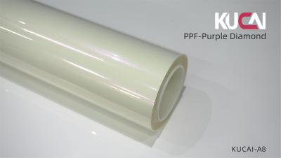 Purple Diamond White Paint Protection Film Roll For Car Body Wrapping