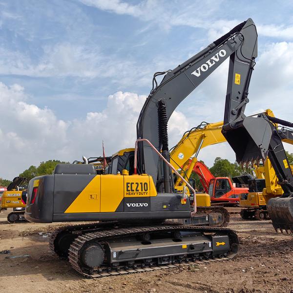 Volvo EC210 Used Hydraulic Excavator 21 Tonnage 123KW 1.0m3 Bucket Capacity