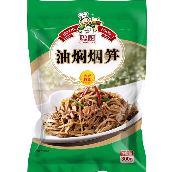 Smoked Crispy Dried Bamboo Shoots Hot Pot Stir Fry Oil Braised 300g