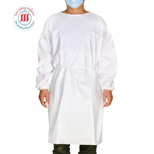 35gsm To 70gsm Surgical Isolation Gown Body Protection Medical Doctor Apron