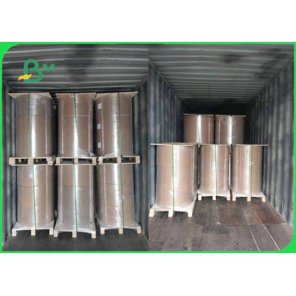 papel de Brown Kraft de la categoría alimenticia de 170gsm 250gsm para la grasa del paquete de la ensalada resistente