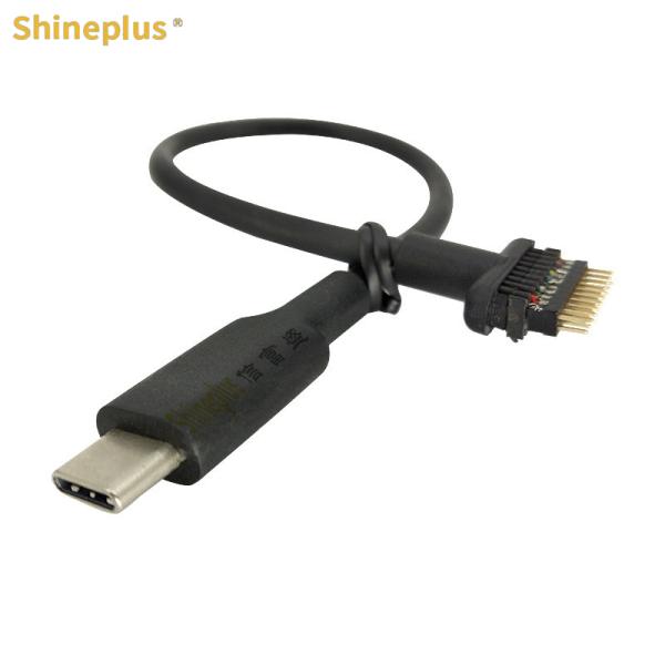 USB3.0 TO TYPEC MALE 20PIN соединительный провод Pin кабель передачи данных заднего USB из соединительного провода материнской платы