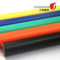 tela de revestimento lateral da fibra de vidro da borracha de silicone 15oz/Yd2 um para revestimentos da isolação da indústria