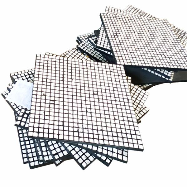 CN подпер цилиндра вкладыша глинозема подкладку керамического шестиугольную резиновую керамическую