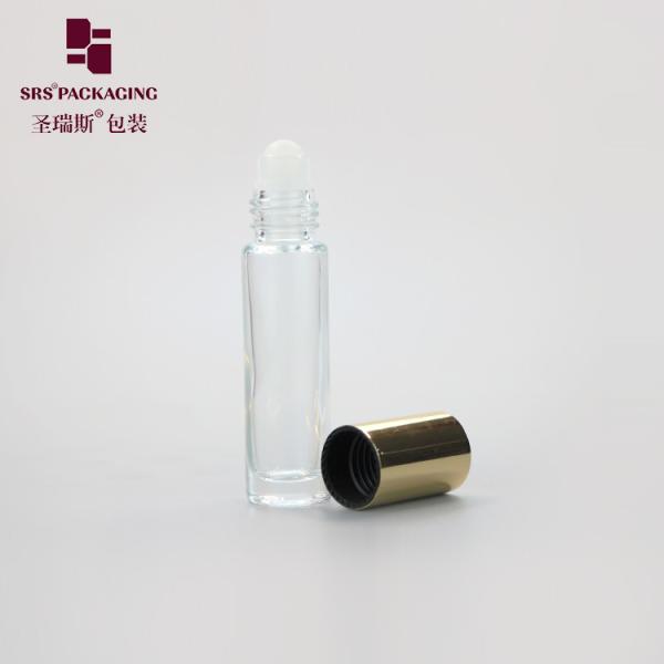 Wall Glass Roll On Bottle for Anti Acne Skincare Essence - No Leakage