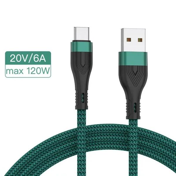 66W USB-C Cable for Android Max 120W Fast Charging Type-C Data Cable USB4