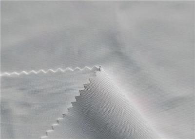 Polyester Tricot Knit Fabric 100% White 3-4GRADE Fastness