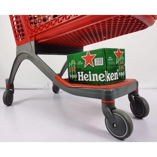 Легковес вагонетки корзины супермаркета пластиковый с пластиковым ODM OEM раздела